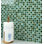 Carreau de mosaïque en verre à bord droit pour piscine 0,9 po x 0,9 po