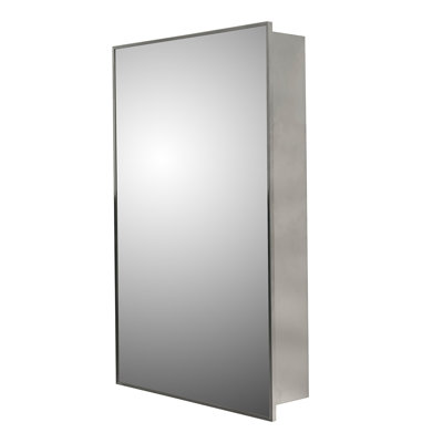 Khamryn Framed Medicine Cabinet with Mirror and 3 Shelves