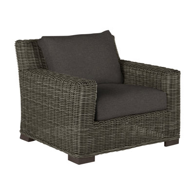 Rustic Woven Lounge Chair