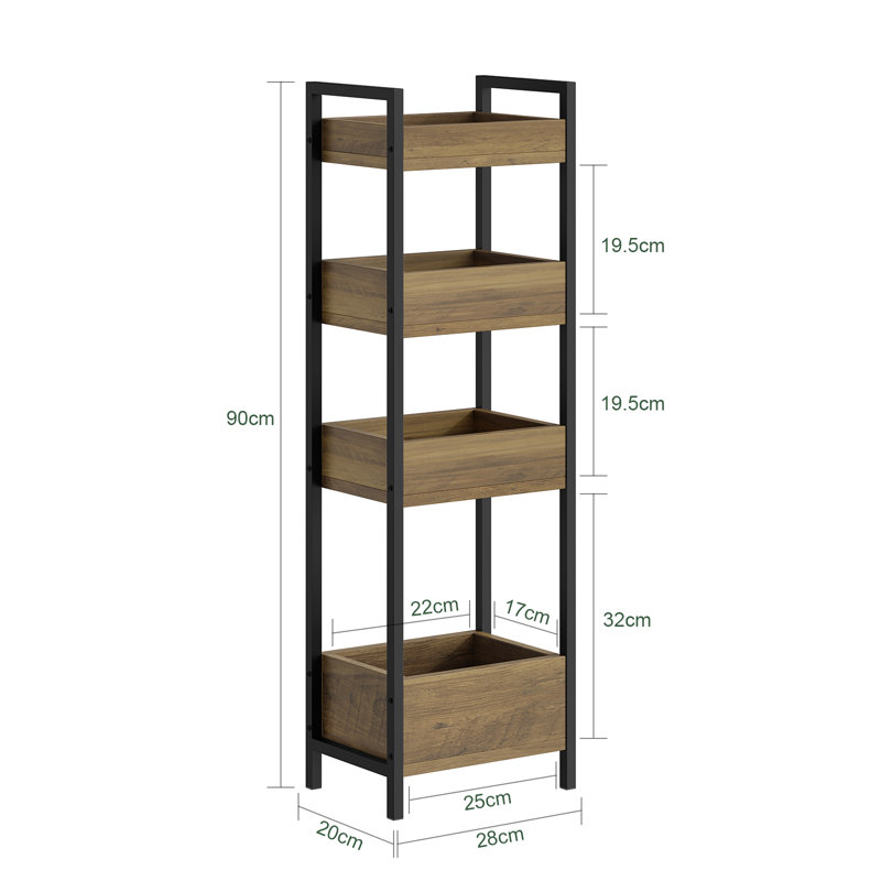 28 cm W Steel Shelving Unit