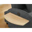 Fauteuil d'appoint convertible de 35 po de largeur avec table pliable et ports de charge-131262640