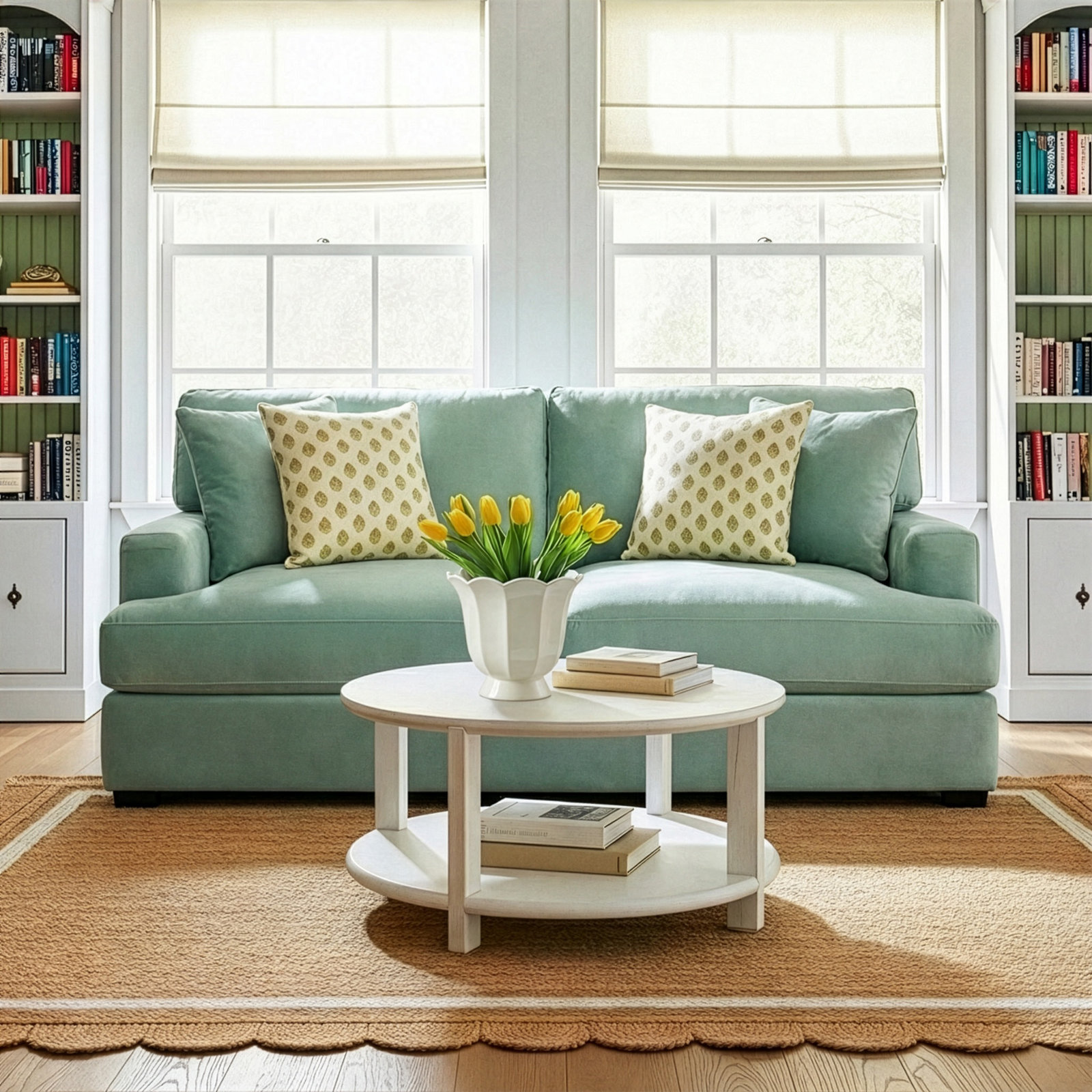 Emilio 65'' Upholstered Loveseat, Bayou Spray