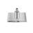 10" Square Rain Shower Head, Ultra-Thin Design 304 Stainless Steel Ceiling Shower Head, Wall/Ceiling Mounted