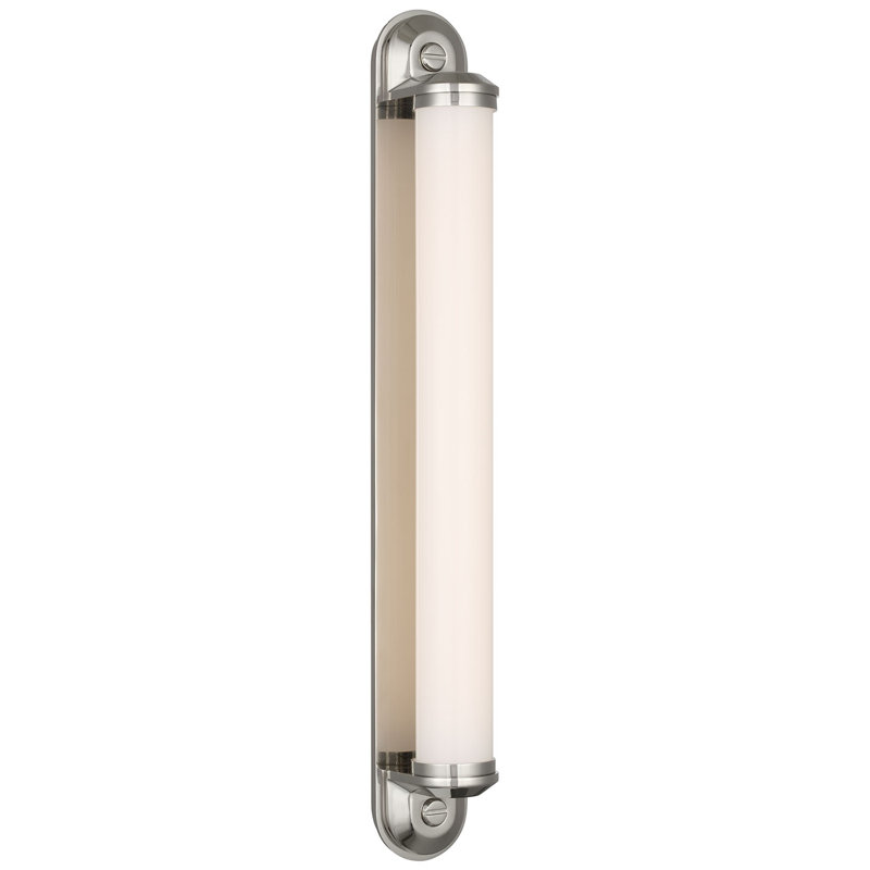 Ralph Lauren Belgrave 32" Linear Bath Light, 24" H x 3" W x 3.75" D, Polished Nickel, 1600 W