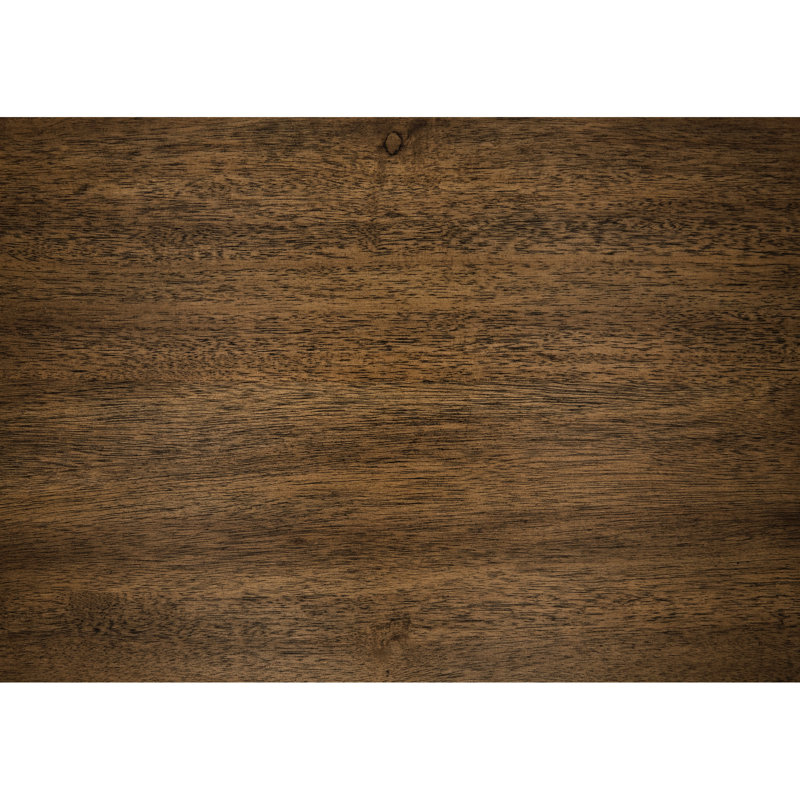 Table de salle à manger 6 pièces, style moderne, brun noir à 2 tons, table rectangulaire avec rangement, banc et 4 chaises d'appoint pour une finition familiale, tablette ouverte, espace