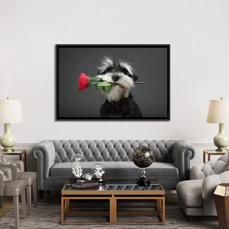 «Tango Dancer» par Adnan Mahmutovic, impression sur toile tendue, H 40 po x l 60 po x P 1,5 po, Toile avec cadre noir