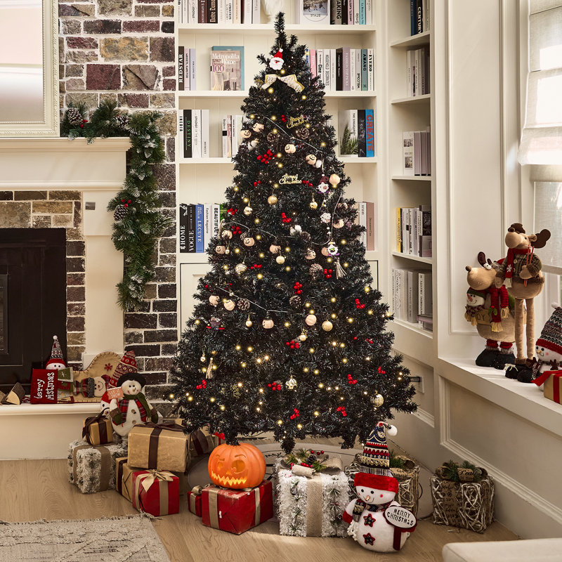 Sapin de Noël 7,5 pi noir