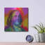 Red Barrel Studio® «Ben Franklin Pop Art» par Howie Green, art mural en métal-973232854