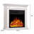 26.58''W 25"H 8.07"D Freestanding Electric Fireplace With Remote Control.-447979216