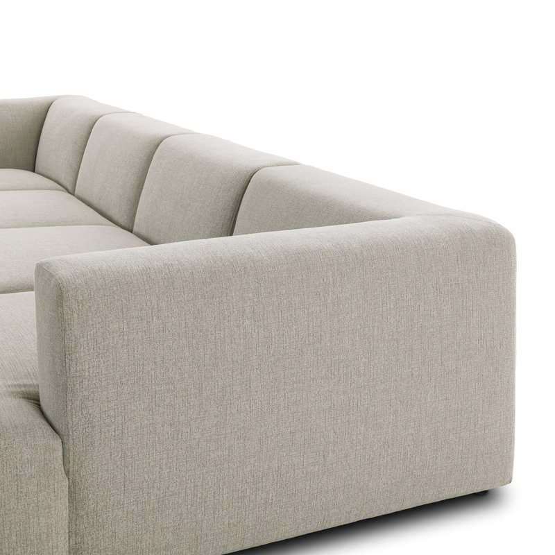 Lawndale Sectional, Right Hand Facing, Fayette Cloud Polyester Blend