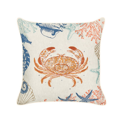 Cassano Animal Print Beige Square Cushion