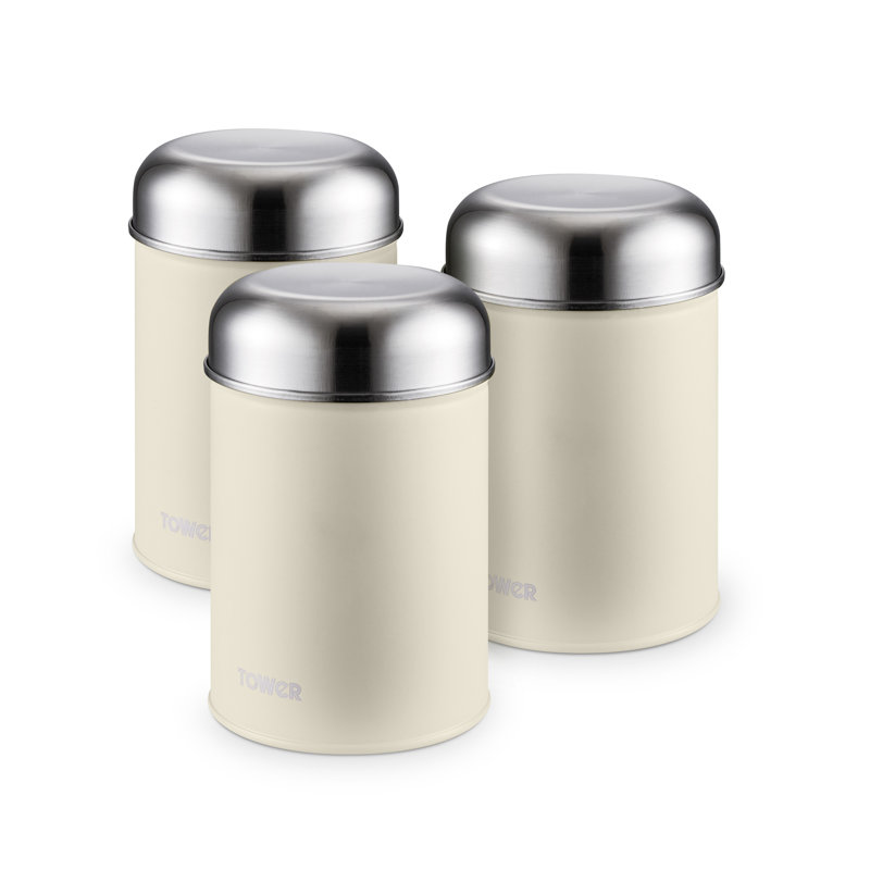 Infinity Canister - Set of 3, Pebble