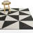 Hailsham Charcoal Modern Geometric Area Rug-242607049
