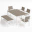 Travira Outdoor 6 - Piece Dining Set-1929543597-1929543596
