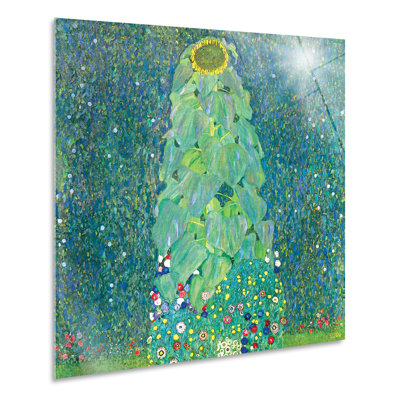 The Sunflower by Gustav Klimt - No Frame Painting on Plastic / Acrylic