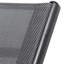 Fauteuil inclinable gris pour l'extérieur - Structure en acier, traitement antirouille, matériau respirant, dossier réglable avec structure robuste, finition rouille, tissu, 5 angles pour se détendre-2134639165
