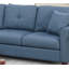 Canapé modulaire réversible en polyfibre bleu capitonné-609353166-609353164