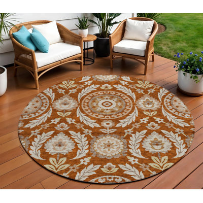 Tapis rond 8 po
