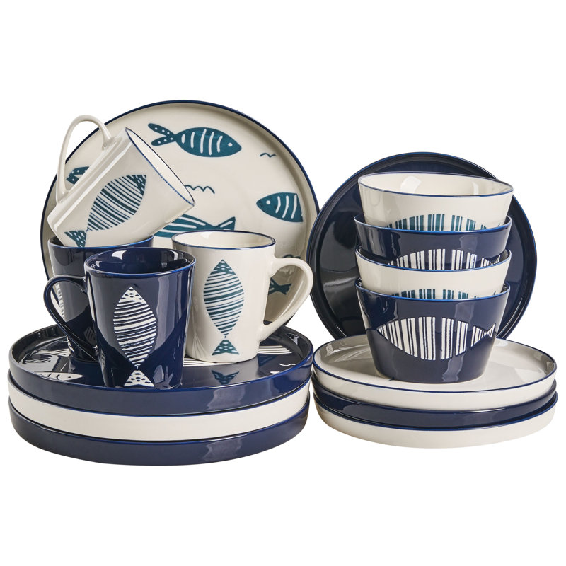 Piece Porcelain Dinnerware Set - Service for 4