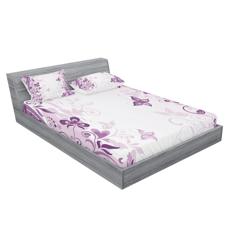 Microfiber Sheet Set, Full Sheet Set with Fitted Sheet