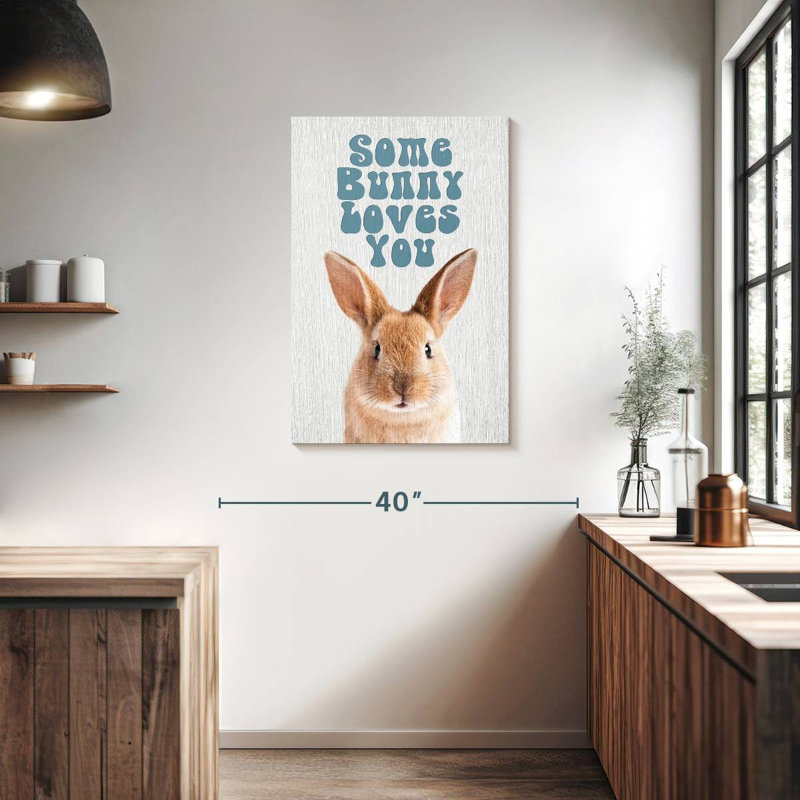 Brampt Some Bunny Loves You, 36" H x 24" W