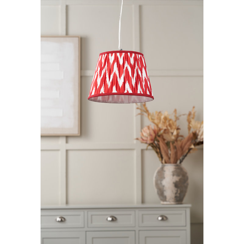 Cotton Empire Lamp Shade ( Uno ), Red, 31" H x 45" W x 45" D
