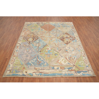 Vegetable Dye Oushak Oriental Area Rug 8x10