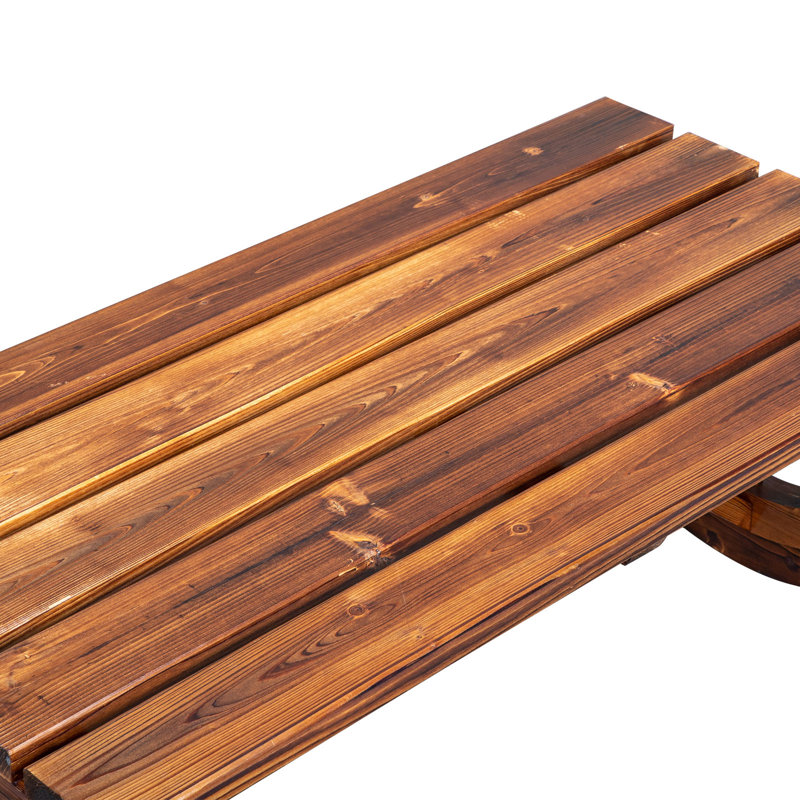 Avaani Solid Wood Fir Outdoor Bench