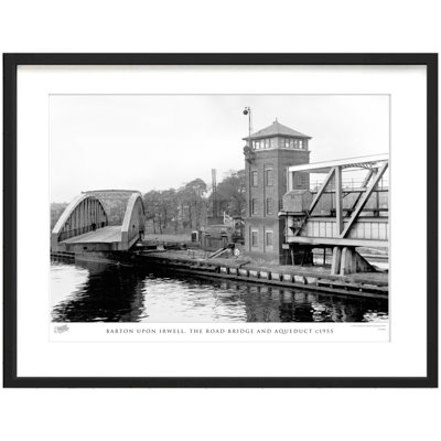 Barton Upon Irwell, The Road Bridge And Aqueduct C1955 by Francis Frith - Single Picture Frame Print