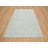 6'x9'3" Ivory and Light Grey Pure Wool Hand Knotted Oriental Rug 2C69A0C9102D450CB715BD9EDF00D422