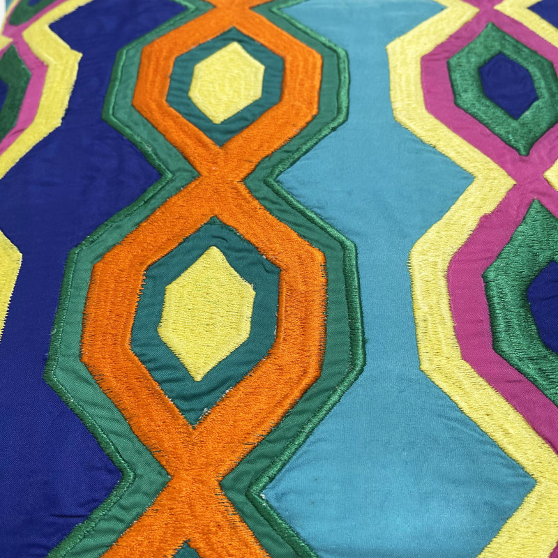 Geometric Cotton Throw Pillow