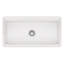 Profina 36" Single Bowl Apron-Front Fireclay Farmhouse Sink - White