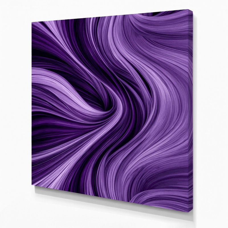 Art numérique sur toile, "Abstraction numérique 53", H 16 po x l 16 po
