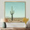Marlynne, cactus rétro et ciel désert - art mural grand cactus
