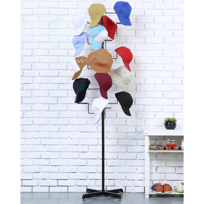 20 Hook Hat Cap Wig Display Rack