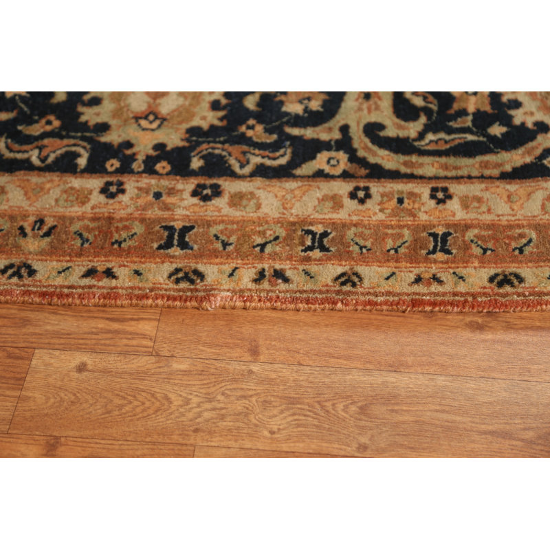 Tapis à motif floral Oushak fait à la main 10 x 14