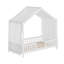 Lit sur pied avec auvent, lit maison avec rampes hautes, structure de lit plateforme en bois avec toit-2014630480-2014630483