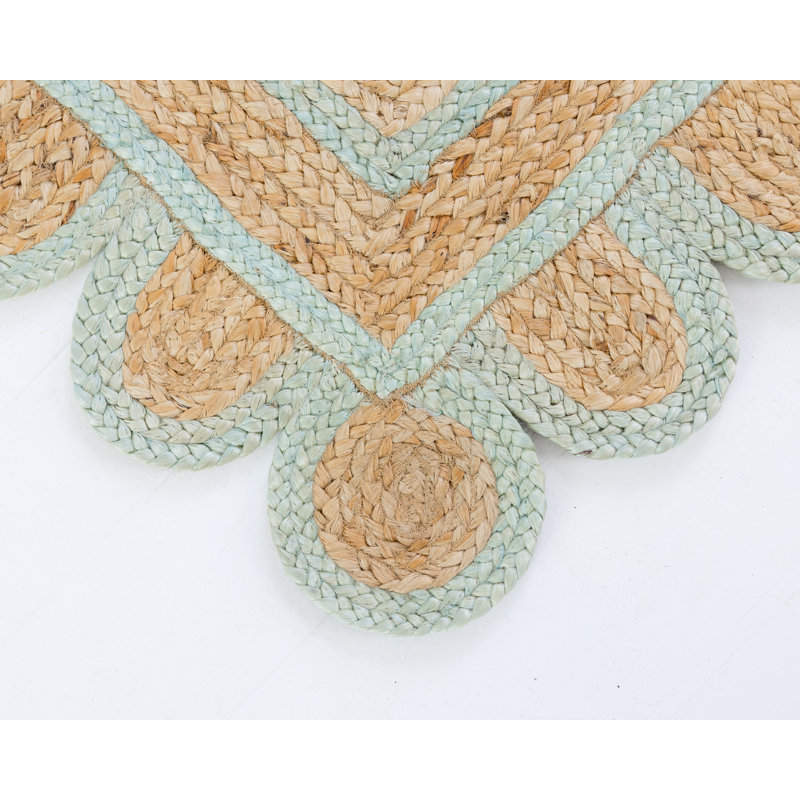 Hand Braided Jute / Sisal Area Rug, Runner 3' x 10'
