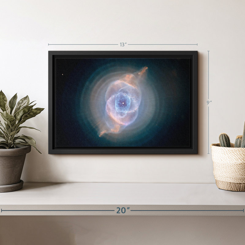 " Cat's Eye Nebula Canvas Print ", 9" H x 13" W