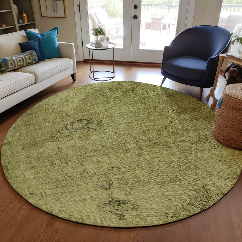 Tapis intérieur / extérieur Nayelin, Rond 8 pi