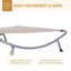 Chaise longue d'extérieur en métal - ensemble de 2