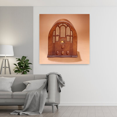 1920S 1930S Old Time Cathedral Style Radio Classic Gothic Retro Wall Art