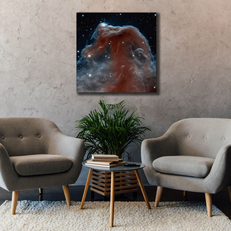 «Horsehead Nebula» par la NASA, Hubble Space Telescope, art mural, H 37 po x l 37 po x P 1,5 po