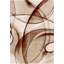 Tapis moderne et contemporain à motif abstrait beige et brun de la collection Alexia-128965003