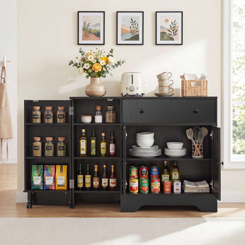 105cm Sideboard, Black