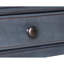 Table de 152 cm (60 po) avec finition velours côtelé bleu, aucun assemblage requis. 2 tiroirs, 1 étagère. Fabriqué en caoutchouc massif et placage de bouleau. Bureau d'artisanat de 152 cm (60 po), construction robuste.