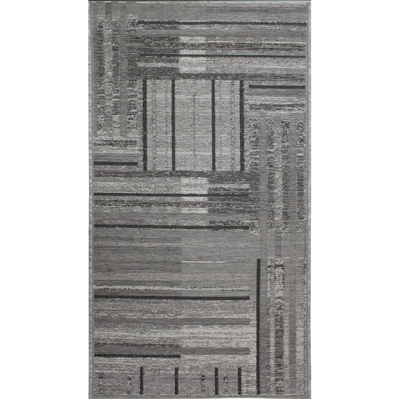 Tapis rectangulaire intérieur / extérieur Coolidge, Rectangle 10 pi 6 po x 13 pi 1 po