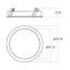 Pi - 12" Round Recessed LED Panel Light