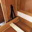 Lit escamotable avec cadre en bois et rotin-746228080-746228083