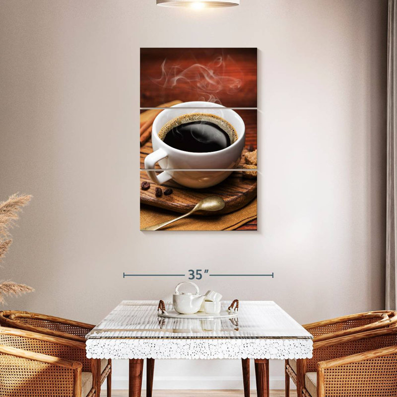 Café Yarlin et sucre de canne, H 32 po x l 20 po